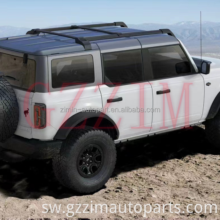 Aftermarket Orginal Roofrack paa bar mzigo rack kwa Bronco 2021+